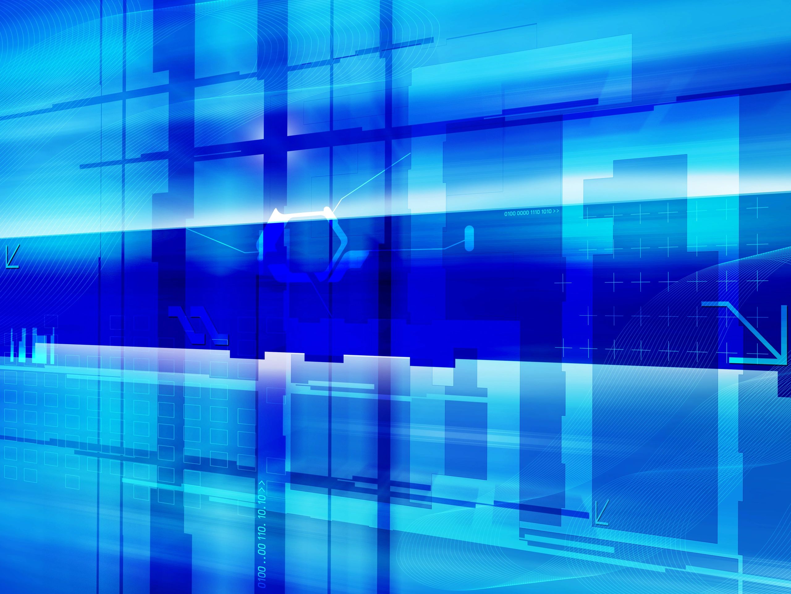 Abstract blue cyber background